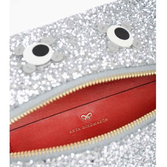 Anya Hindmarch Glitter Circulus Eyes Clutch EUC - Picture 4 of 16